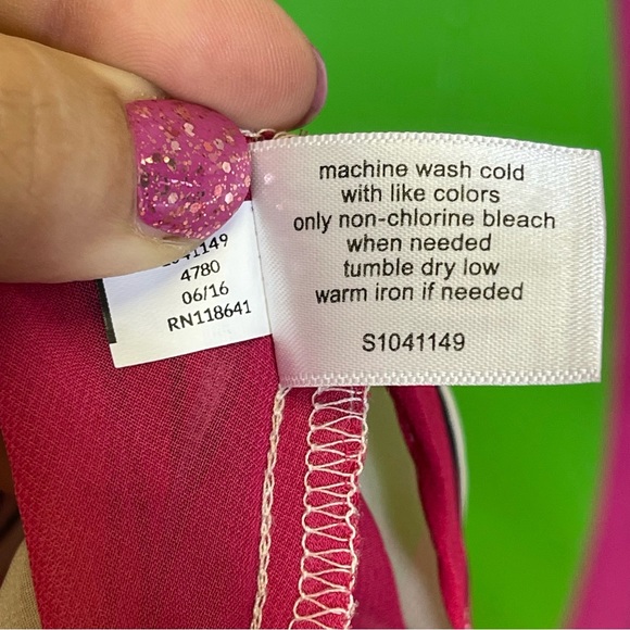 Lane Bryant, Layered Polka Dot Sleeveless Blouse. Size 22. In excellent cond! - Picture 5 of 6